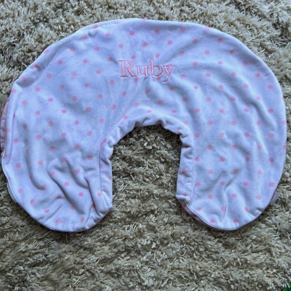 Pottery Barn Kids personalized boppy cover “Ruby”